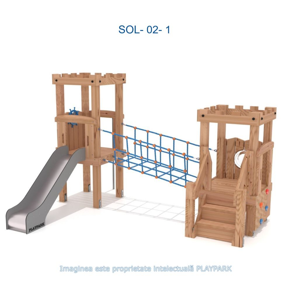 Игровой комплекс SOL-02-1 из дерева [7]