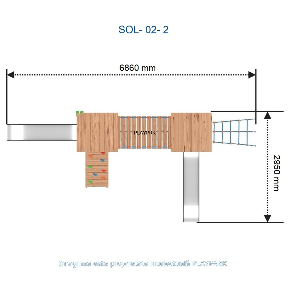 Complex de Joaca SOL-02-2 din Lemn [8]