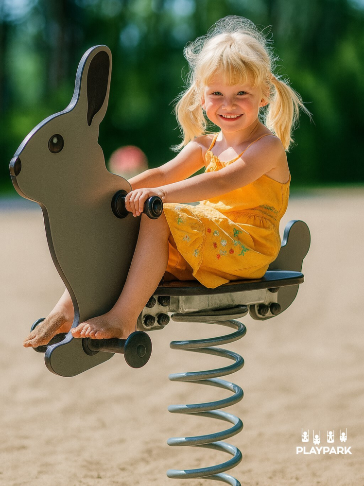 Figurina pe arc Grey Rabbit ZP-26 [2]