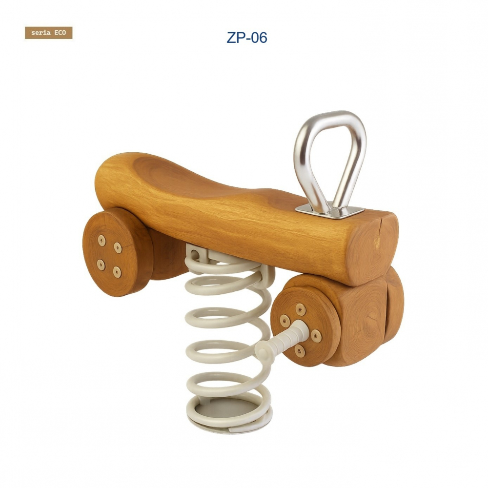 Качалка на пружине Moto ZP-06 из дерева [1]