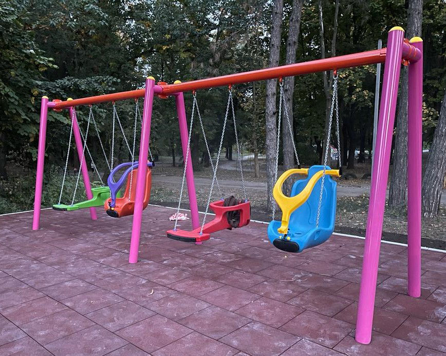 Leagăn Family pentru copii și adulți - Scaun dublu ergonomic [3]