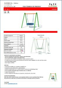 Leagăn PP-38-1 pentru locuri de joacă [2]