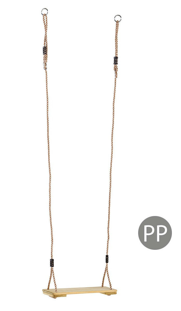 Leagăn din lemn Wood pentru copii - Design natural [3]