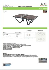 Masa de Tenis TS-25 exterior [2]
