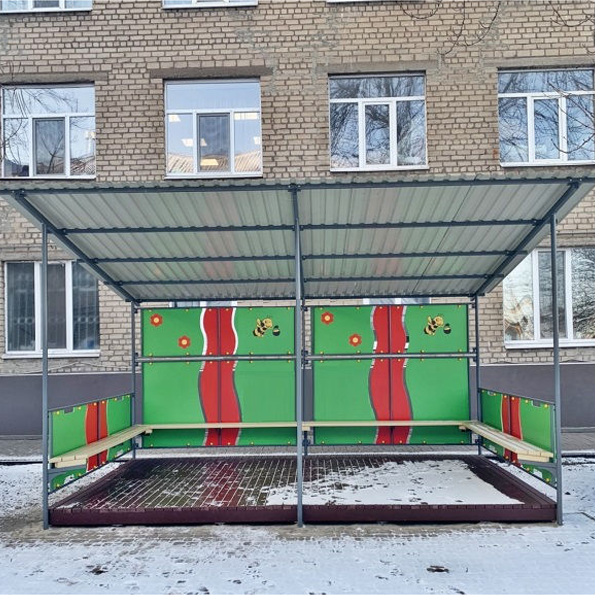 Pavilion PL- 408 cu banci pentru gradinita [2]