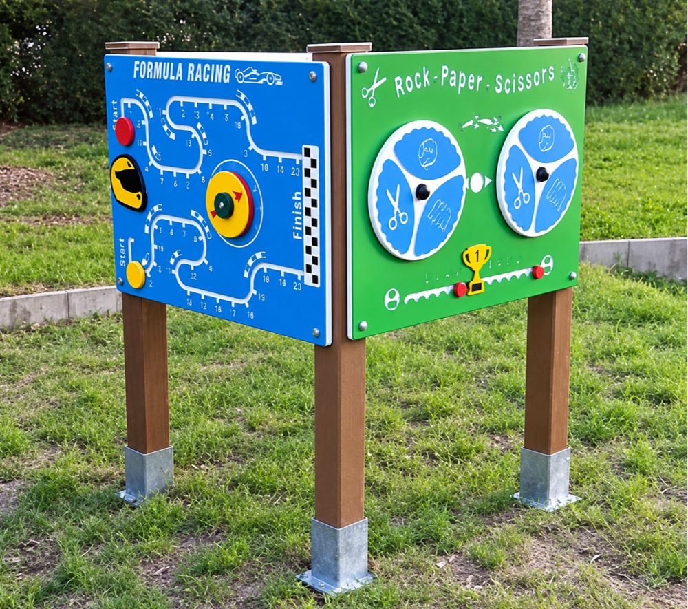 Интерактивная игровая панель Камень, Ножницы, Бумага PN-41 на стойках - PLAYPARK [2]