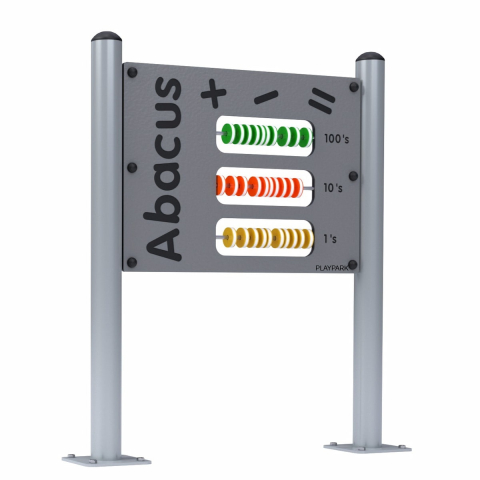 Panouri Interactive - Panou interactiv educativ pentru copii „Abacus” PN-36 pe stâlpi
