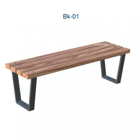 Mobilier URBAN - Banca Bk-01 Metal / Lemn