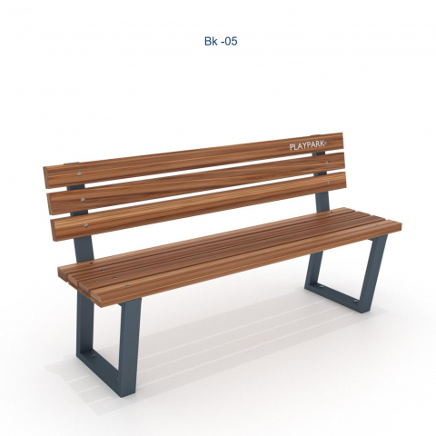 Mobilier URBAN - Banca Bk-05 Metal / Lemn