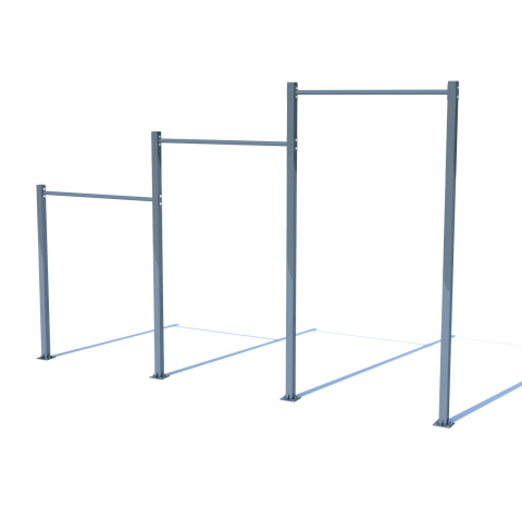 TEREN de Sport - Bare orizontale triple PPT-003