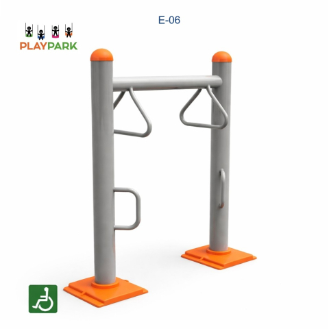 Aparate Fitness exterior - Bara orizontală cu mânere E-06, pentru exterior