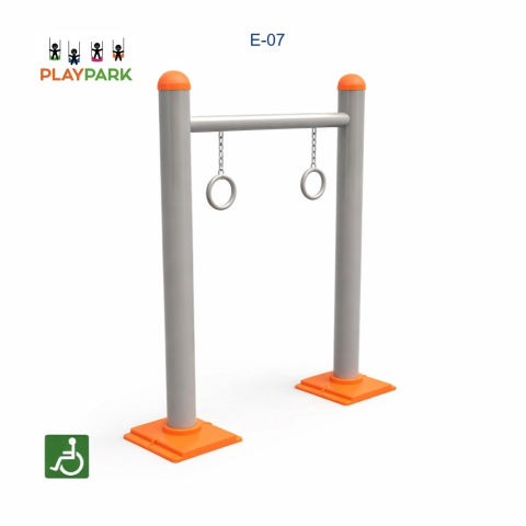 INCLUZIUNE - Aparat Fitness – Bara orizontală E-07, pentru exterior