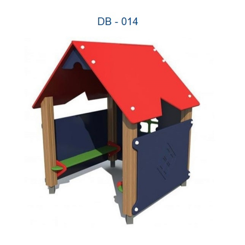 Casute - Căsuță de joacă DB-014 din lemn si placaj