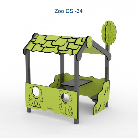 Echipamente de Joaca - Casuta educativa Zoo DS-34