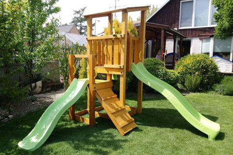 Complex de joaca CASCADE-11 din lemn [3]