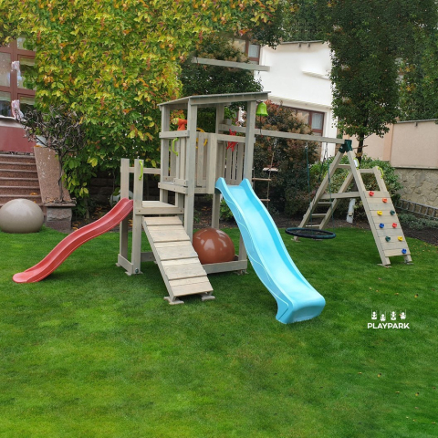Complex de joaca CASCADE-3 din lemn [2]