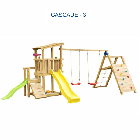 Complex de joaca CASCADE-3 din lemn [4]