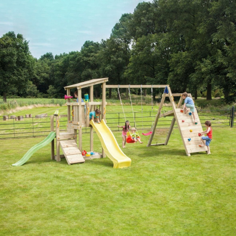 Complex de joaca CASCADE-3 din lemn [1]