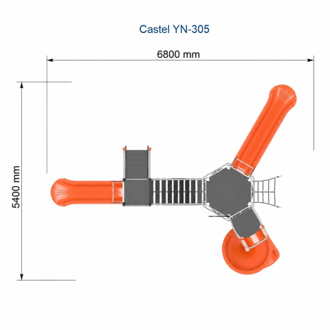 Игровой комплекс Castel YN-305 для детских площадок [2]