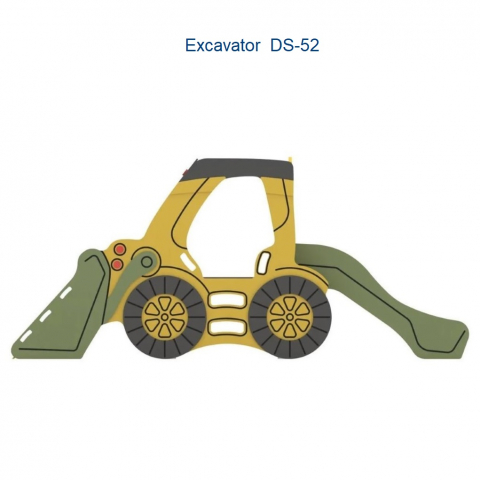 Elemente pentru Gradinita - Complex de joaca cu tobogan Excavator DS-52