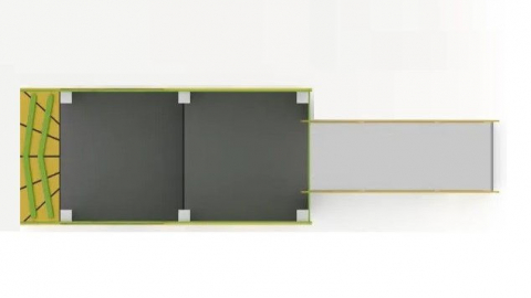 Complex de joaca cu tobogan Trenulet DS-54 cu tobogan [2]