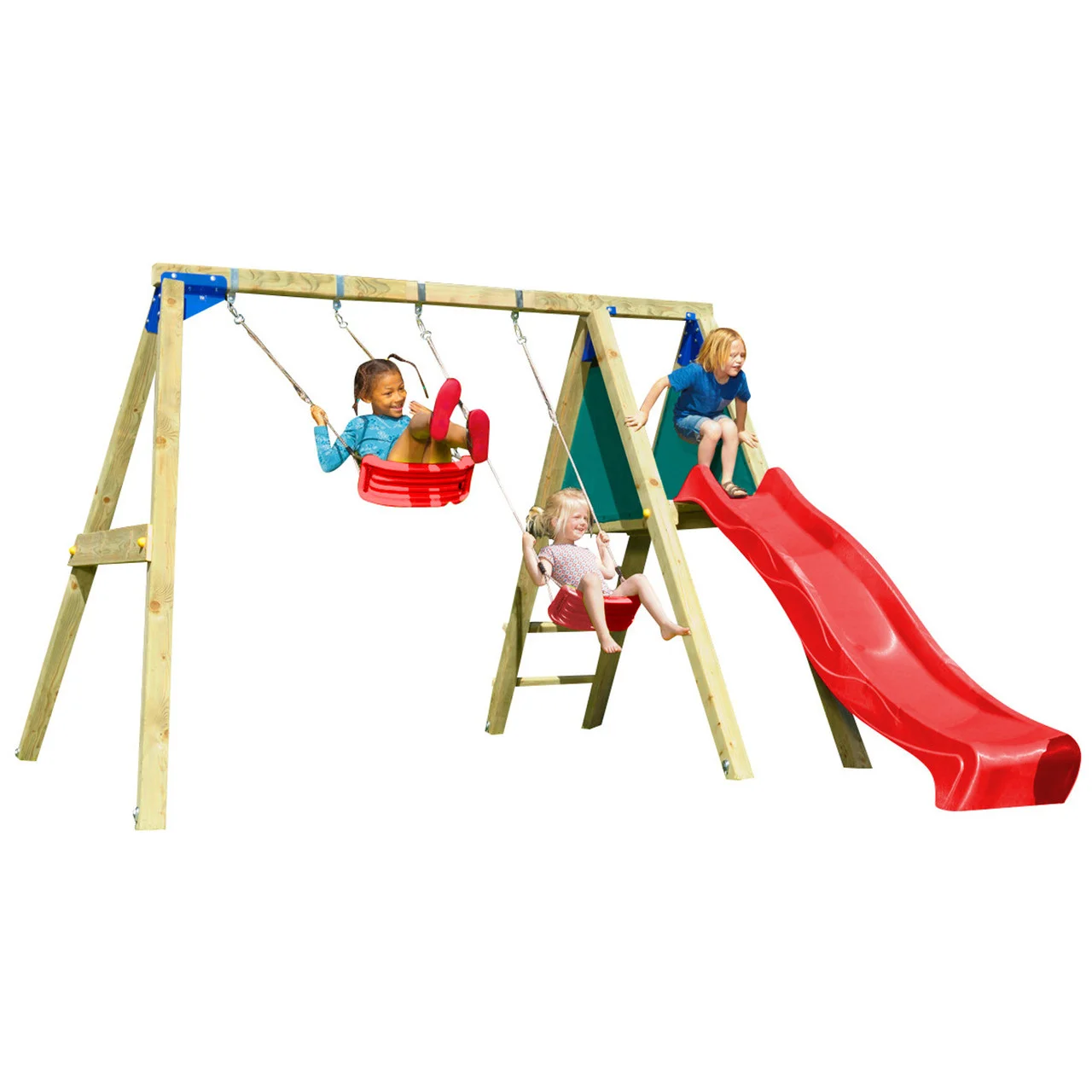 WOOD (pentru casa si gradina) - Complex de joaca DECKSWING din lemn
