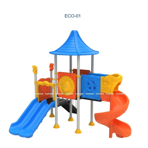 Complexe de Joaca - Complex de joaca ECO-01 cu tobogane