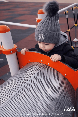 Уличный игровой комплекс Indigo-134 с горкой, тоннелем и элементами для лазания [4]