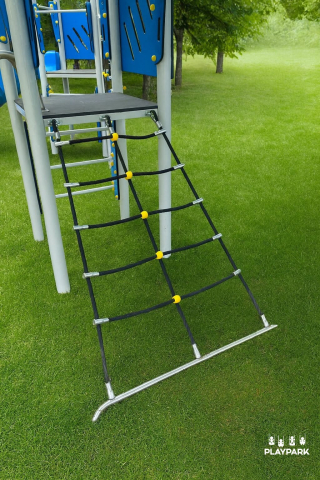 Уличный игровой комплекс Indigo-138 с горкой и элементами для лазания [5]