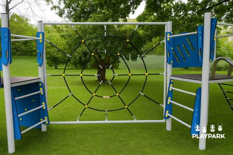 Уличный игровой комплекс Indigo-135 с горкой и элементами для лазания [4]