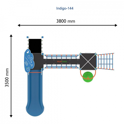 Complex de joacă Indigo-144 [4]