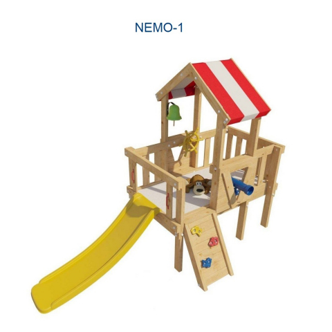 Elemente pentru Gradinita - Complex de joaca NEMO-1 interior si exterior
