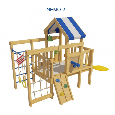 Elemente pentru Gradinita - Complex de joaca NEMO-2 interior si exterior