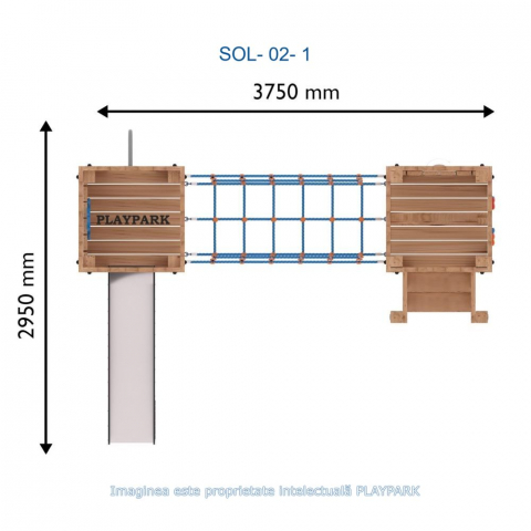 Complex de Joaca SOL-02-1 din Lemn [1]