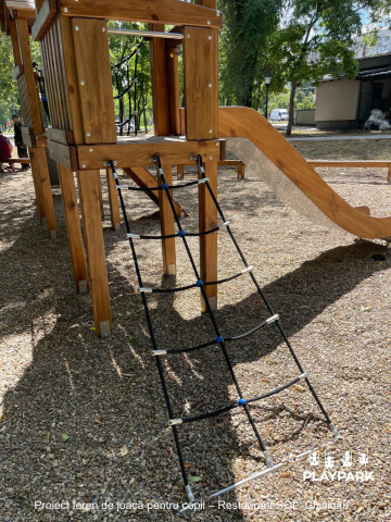 Complex de Joacă SOL-02-5 din Lemn [4]
