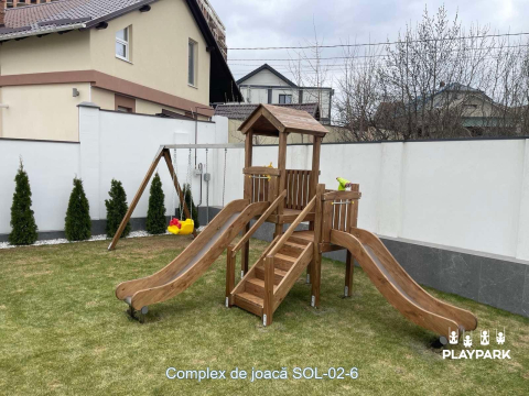 Игровой комплекс SOL-02-6 с качелями [2]