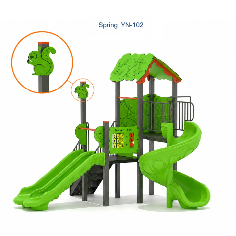 Noi adăugate - Complex de joacă  Spring YN-102 pentru terenuri de joacă