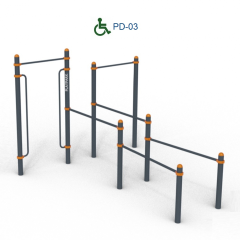 Echipamente WORKOUT - Complex sporiv cu balustrade PD-03
