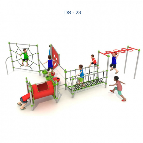 Elemente pentru Gradinita - Complex sportiv DS-23 pentru copii