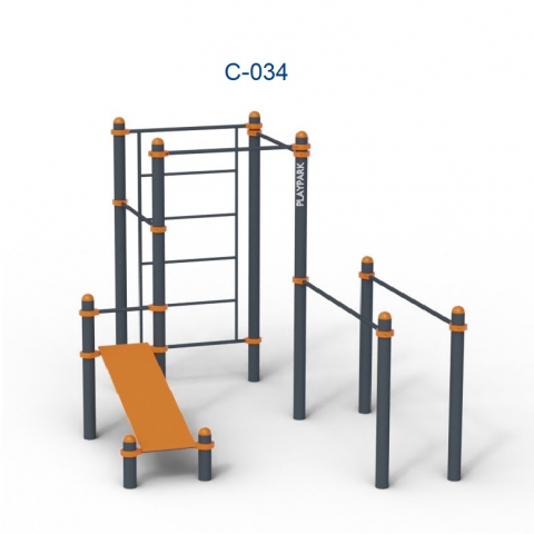 Echipamente WORKOUT - Complex sportiv WORKOUT C-034 exterior