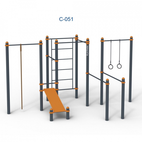 Echipamente WORKOUT - Complex sportiv WORKOUT C-051 exterior