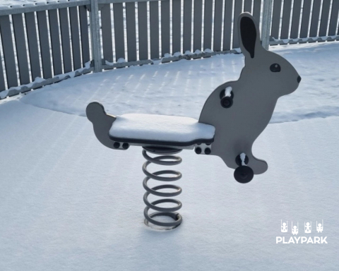Figurina pe arc Grey Rabbit ZP-26 [2]