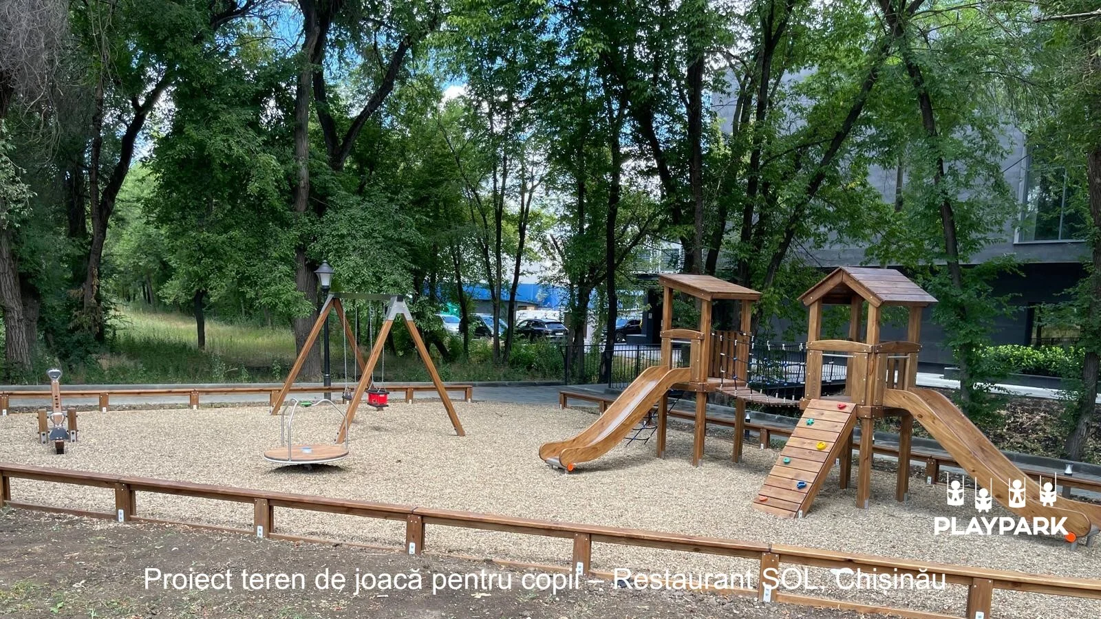 Gard-bancă GD-01 din lemn [2]