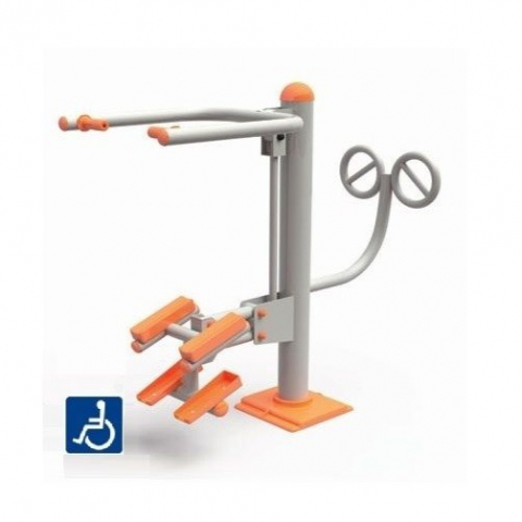 INCLUZIUNE - Aparat Fitness dublu "Impinge Trage + Extensia picioarelor" E-09 exterior