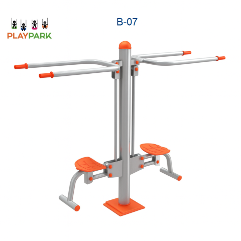 Aparate Fitness exterior - Aparat Fitness "Impinge-trage + Extensia picioarelor" B-07 in exterior