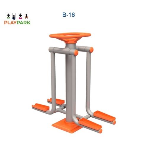 Aparate Fitness exterior - Aparat Fitness dublu "Intarirea musculaturii picioarelor" B-16 in exterior