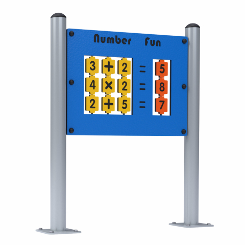 Noutăți - Panou interactiv Mathematics PN-51 pe stâlpi - PLAYPARK