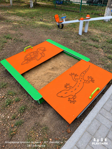 Nisipieră pentru copii cu capac DS-43 din HDPE | PLAYPARK [2]