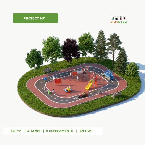 Oferte și Proiecte - Proiect și ofertă teren de joacă 221 m²