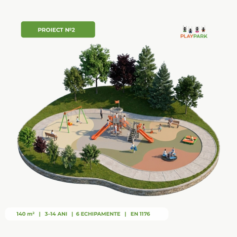Oferte și Proiecte - Proiect și ofertă teren de joacă140 m²